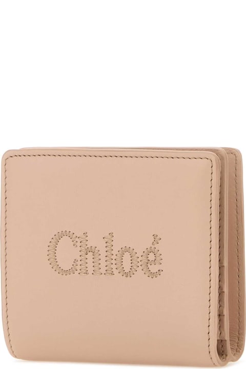 ウィメンズ Chloéのアクセサリー Chloé Skin Pink Leather Wallet