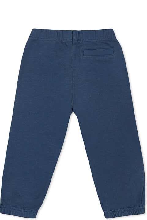 أدوات منزلية Palm Angels Blue Trousers For Baby Boy With Logo