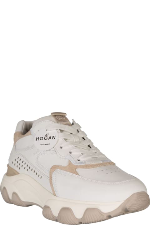 Hogan Sneakers for Women Hogan Exposed Stitch Paneled Sneakers