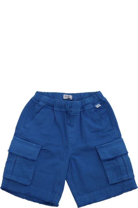 Il Gufo Kids Il Gufo Blue Bermuda With Pockets