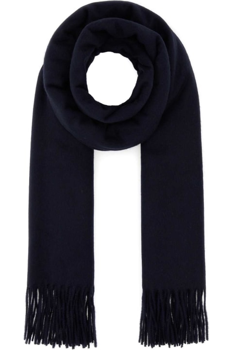 Scarves & Wraps for Women Johnstons of Elgin Midnight Blue Cashmere Scarf