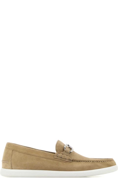 Homeware Fendi Cappuccino Suede O Lock Light Loafers