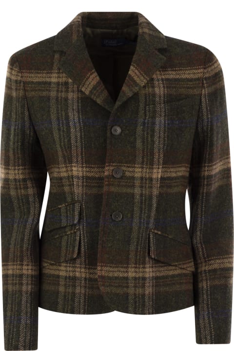 Homeware Polo Ralph Lauren Plaid Single-breasted Blazer