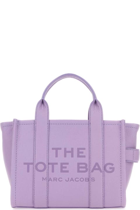 Marc Jacobs for Women Marc Jacobs Lilac Leather Mini The Tote Bag Handbag