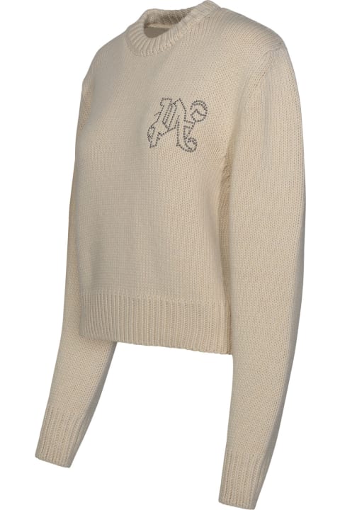 Palm Angels Sweaters for Women Palm Angels Wool Blend Sweater