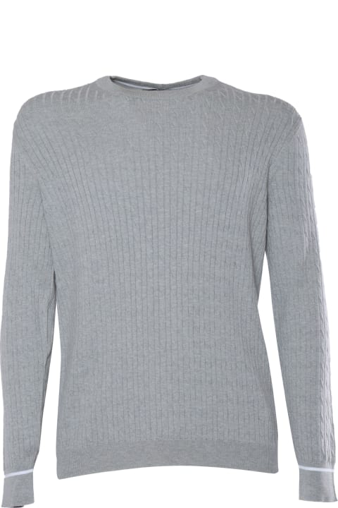 Peserico for Men Peserico Gray Tricot Sweater