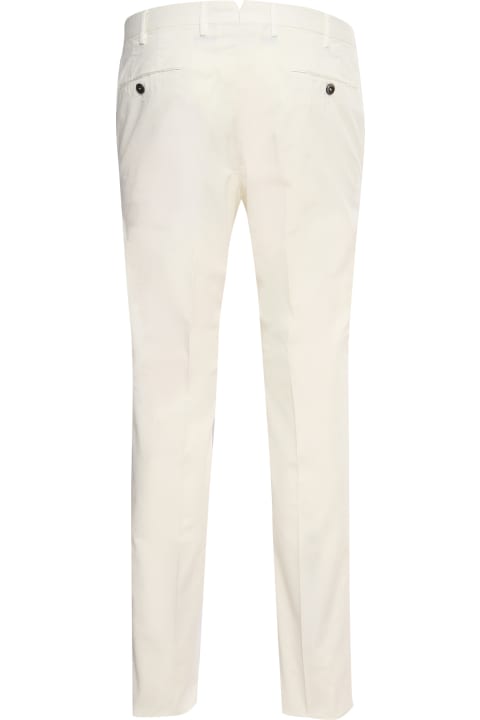 メンズ新着アイテム PT Torino Superslim Cream-colored Trousers