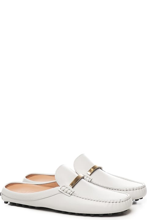 Tod's Flat Shoes for Women Tod's Rubber Sabot In Leather