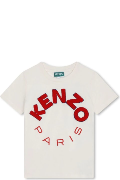 Fashion for Women Kenzo Kids Kenzo Kids T-shirts And Polos White