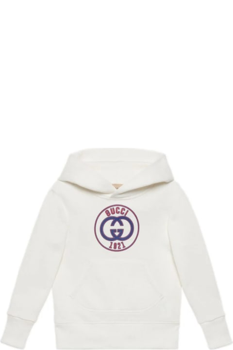 Gucci for Kids Gucci Sweatshirt Felted Cotton Jersey