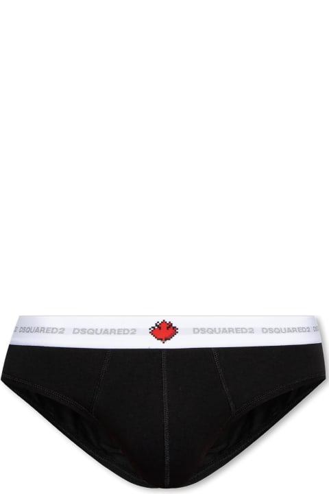 Dsquared2 Underwear for Men Dsquared2 Cotton Briefs With Logo