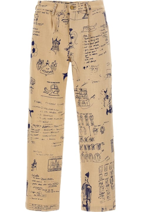 Kidsuper Pants for Men Kidsuper 'doodles' Pants