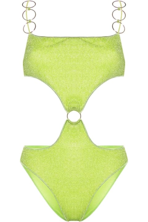 Swimwear for Women Oseree Lime Lumiere Ring Swimsuit