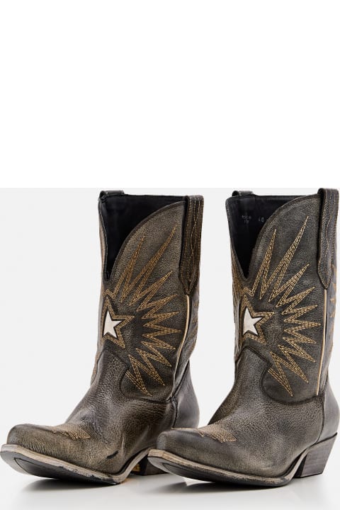 ウィメンズ Golden Gooseのシューズ Golden Goose 4mm Wish Star Leather Boots