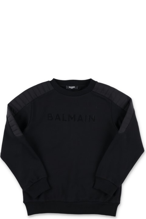 Balmain Sweaters & Sweatshirts for Boys Balmain Crewneck Logo