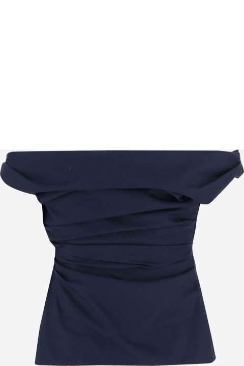 Armarium Topwear for Women Armarium Off-shoulders Wool Top