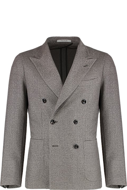 Tagliatore for Men Tagliatore Double-breasted Wool And Silk Jacket