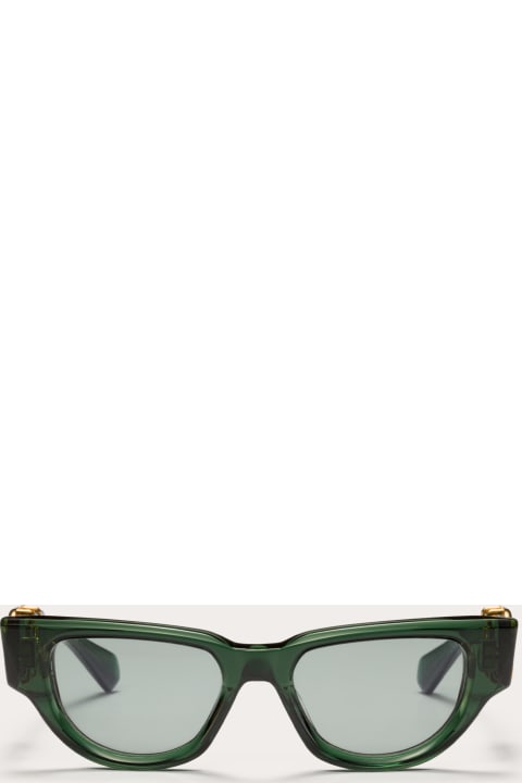 Due - Crystal Green / Gold Sunglasses