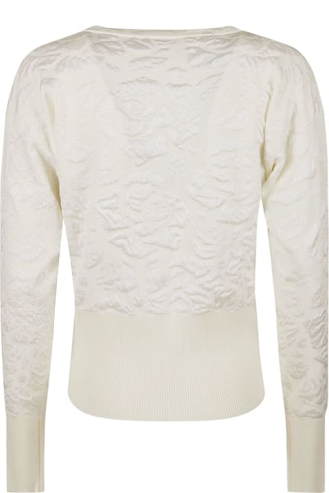 Blumarine Sweaters for Women Blumarine Crop Concealed Jacket