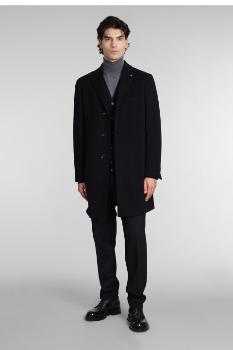 Coat In Black Wool