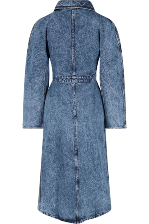 Homeware Alaia Denim Trench Coat
