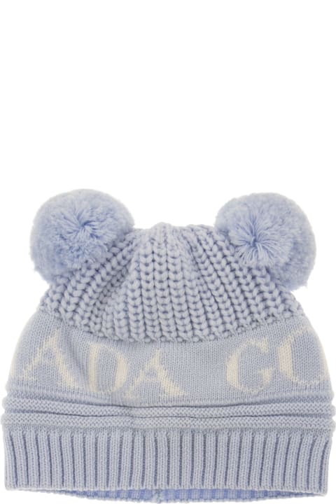 Baby Hat With Double Pom-poms