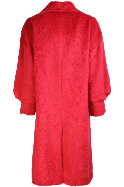Hevò Coats & Jackets for Women Hevò Red Santa Caterina Coat