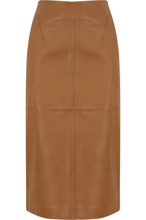 Max Mara Studio Skirts for Women Max Mara Studio Cloro Leather Skirt