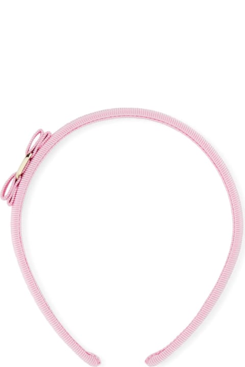 Ferragamo Hair Accessories for Women Ferragamo Pink Fabric Hairband