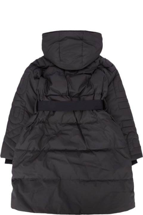 Burberry for Kids Burberry Belted Quilted Hooded Padded Coat