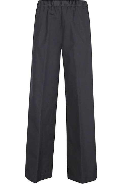 ウィメンズ Aspesiのパンツ＆ショーツ Aspesi Wide-leg Elasticated-waistband Trousers