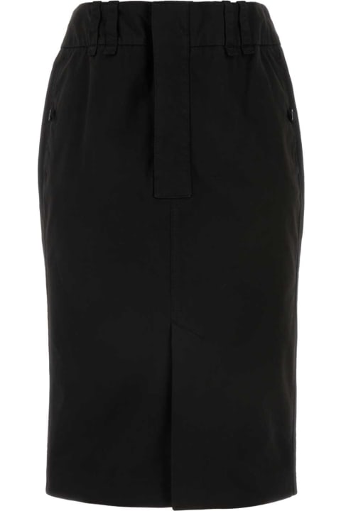 Fashion for Women Saint Laurent Black Denim Skirt