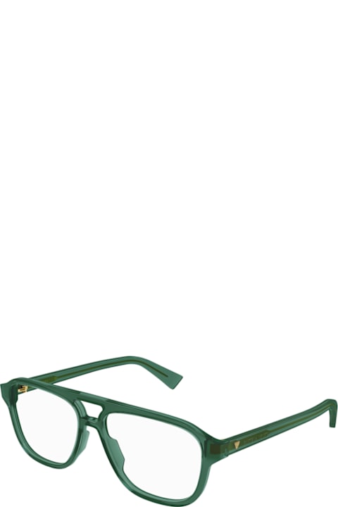 Bottega Veneta Eyewear Eyewear for Men Bottega Veneta Eyewear Bottega Veneta Bv1294o Linea New Classic 003 Green Trasparent Glasses