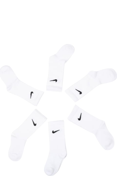 ボーイズ Nikeのアンダーウェア Nike White Set For Kids With Swoossh