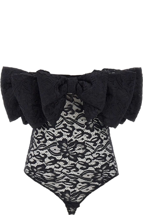 Rotate by Birger Christensen Underwear & Nightwear for Women Rotate by Birger Christensen "lace Bow" Bodysuit