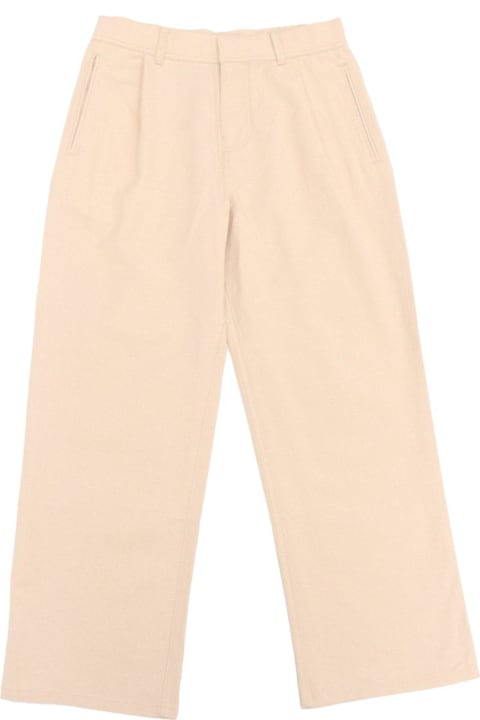 Sale for Girls Burberry Mid-rise Straight Leg Pants