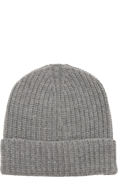 Accessories & Gifts for Girls MSGM Wool Hat Unisex Grigio Melange/grey Mela