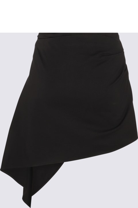 ウィメンズ GAUGE81のスカート GAUGE81 Black Viscose Rivera Mini Skirt