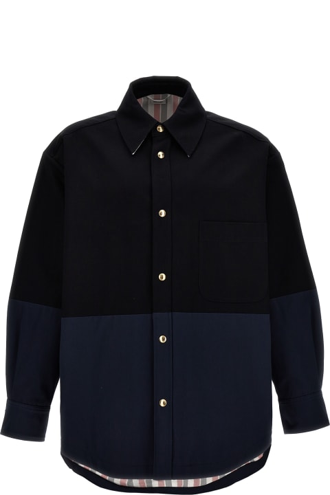 Thom Browne Coats & Jackets for Men Thom Browne 'combo Snap' Overshirt
