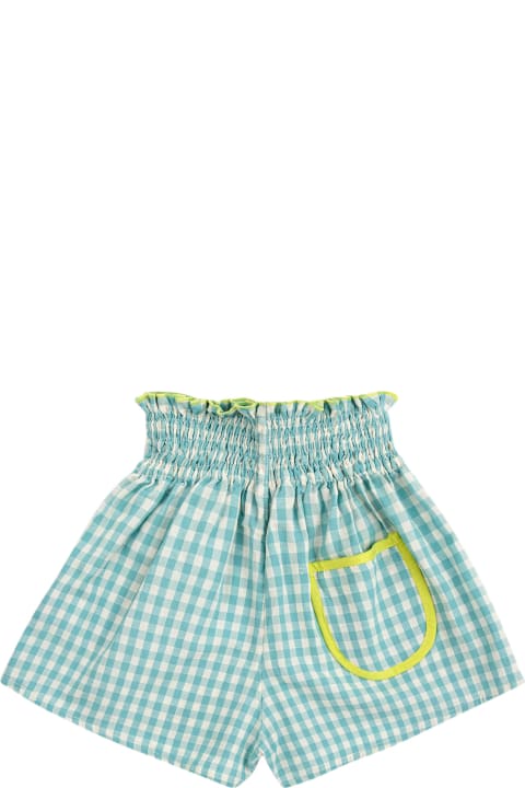 ガールズ Bobo Chosesのボトムス Bobo Choses Vichy Shorts For Girl With Logo