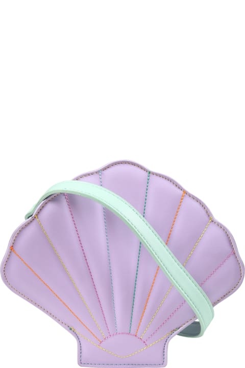 Accessories & Gifts for Girls Stella McCartney Kids Purple Bag For Girl With Shell