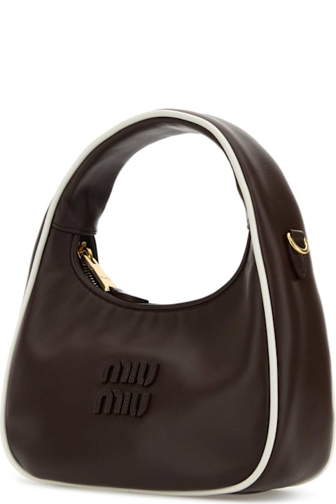 Fashion for Women Miu Miu Brown Leather Wander Handbag