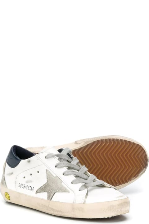 Homeware Golden Goose Superstar Sneakers With Blue Back