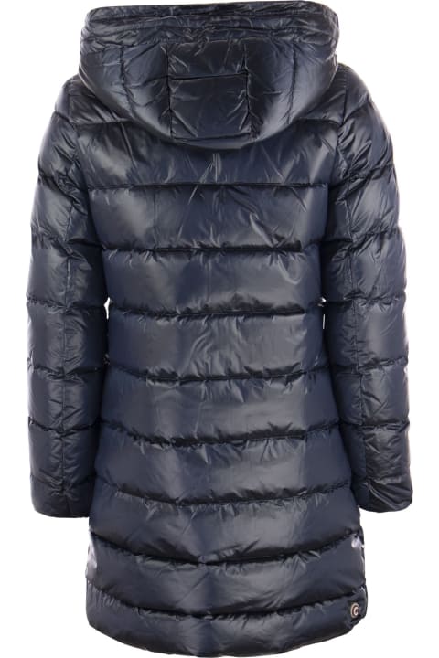 Fashion for Women Colmar Friendly - Long Down Jacket With Reversible Hood