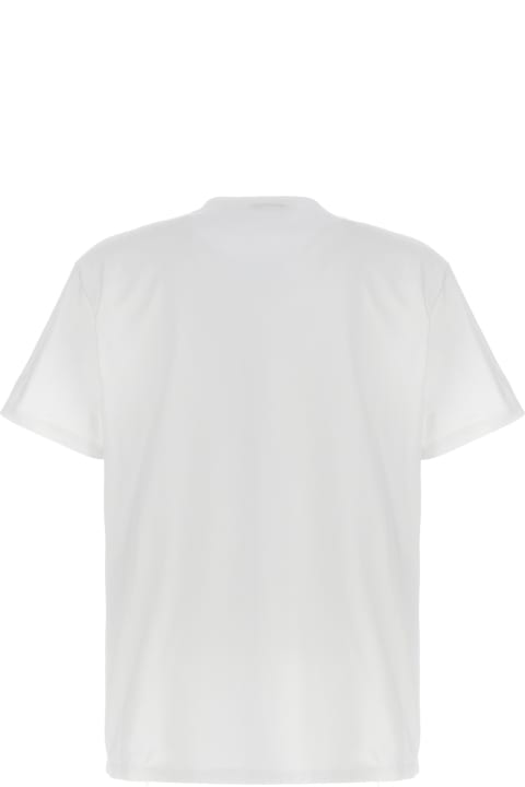 メンズ トップス Alexander McQueen Skull Logo Print T-shirt