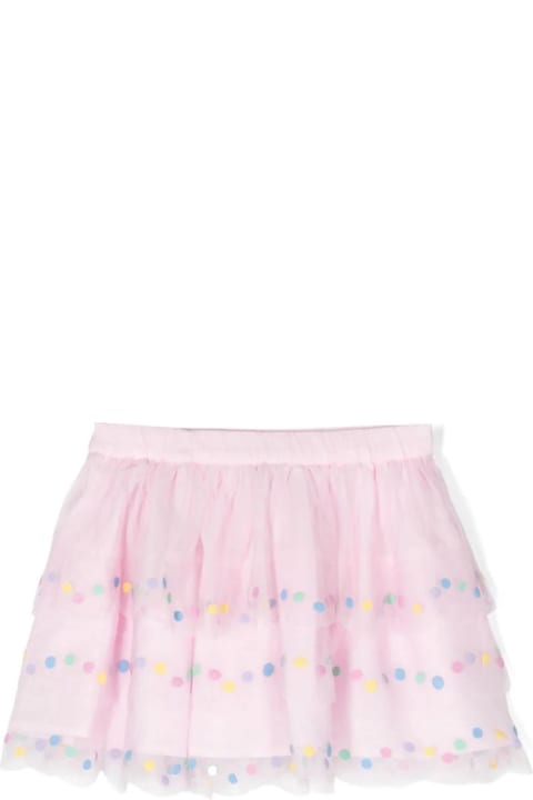 Bottoms for Girls Stella McCartney Kids Confetti Dot Tutu Skirt In Pink Wisteria