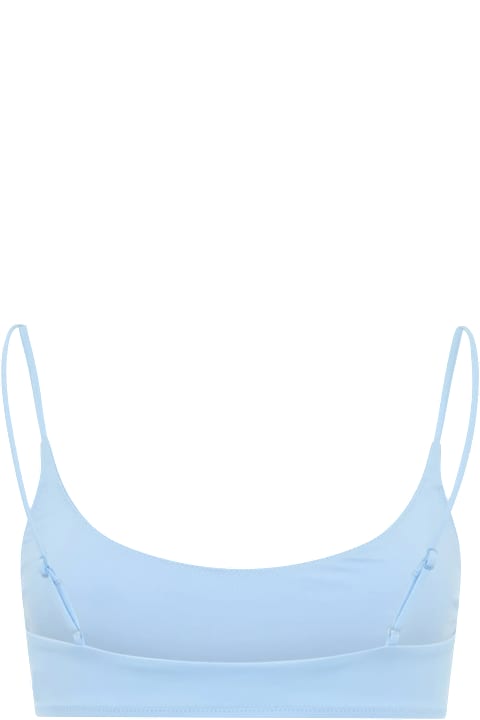 MC2 Saint Barth Underwear & Nightwear for Women MC2 Saint Barth Woman Light Blue Bralette Beach Top Judy