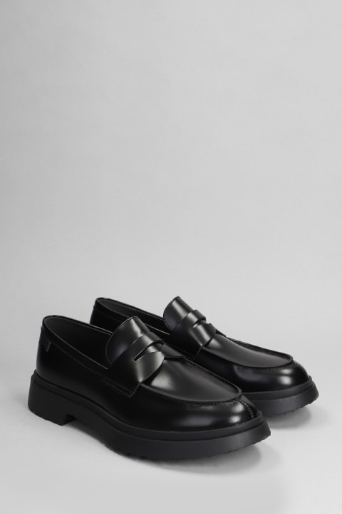 Camper Loafers & Boat Shoes for Men Camper Walden Loafers In Black Leather