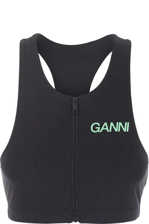 Ganni Underwear & Nightwear for Women Ganni Racerback Logo Top