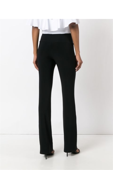 Fashion for Women Norma Kamali Black Flared Trousers